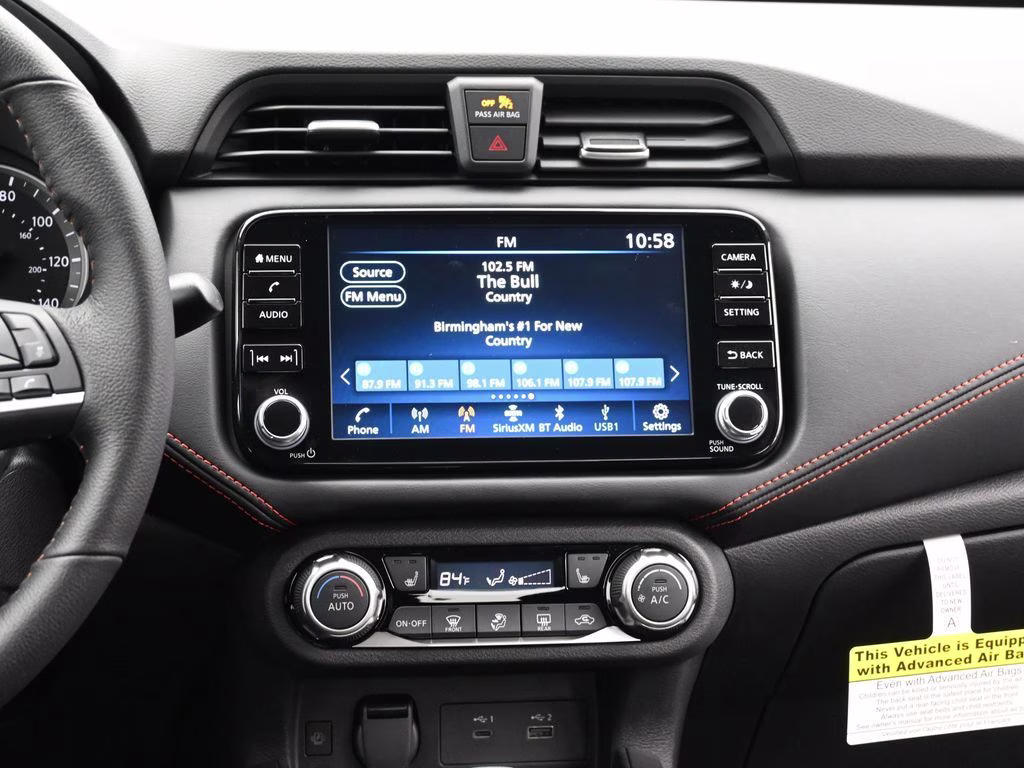 2025 Gun Metallic Nissan Versa 1.6 SR FWD Sedan