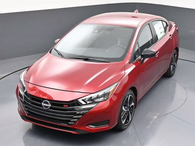 2025 Scarlet Ember Tintcoat Nissan Versa 1.6 SR FWD Sedan