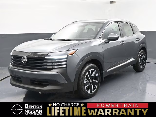 2025 Gun Metallic Nissan Kicks SV AWD SUV