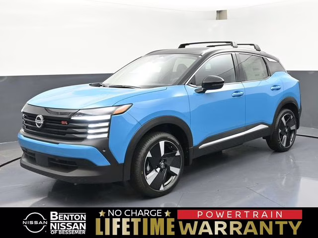 2026 Arctic Ice Blue/Black Nissan Kicks SR FWD SUV