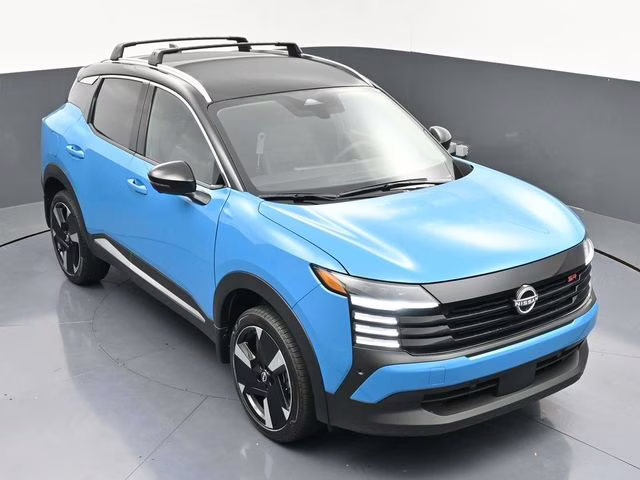 2026 Arctic Ice Blue/Black Nissan Kicks SR FWD SUV