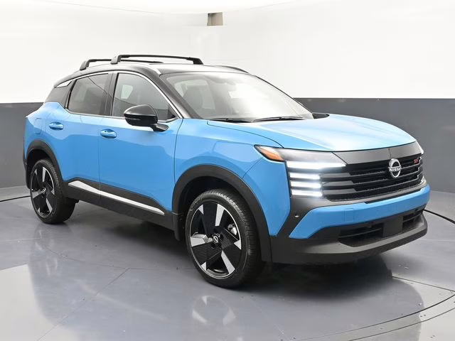 2026 Arctic Ice Blue/Black Nissan Kicks SR FWD SUV