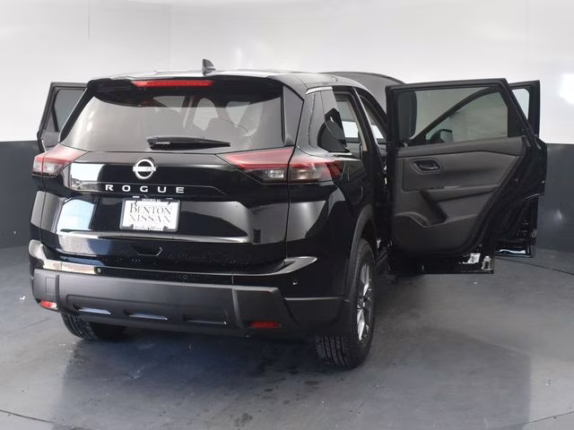 2025 Super Black Nissan Rogue S FWD SUV