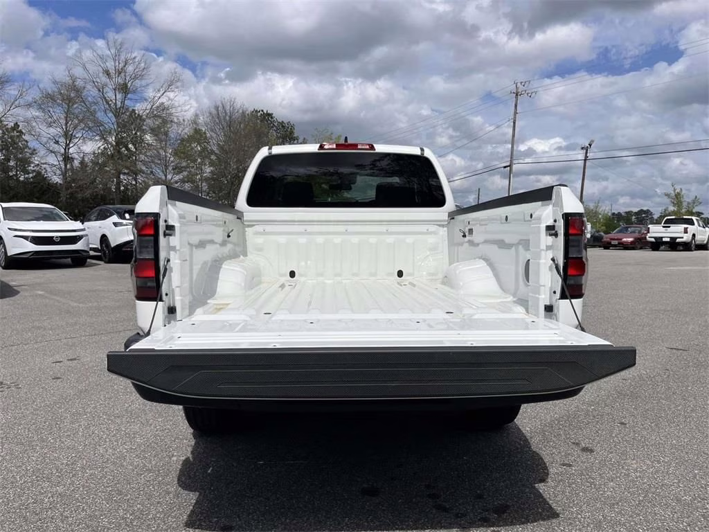 2026 Glacier White Nissan Frontier S 4X4 Truck