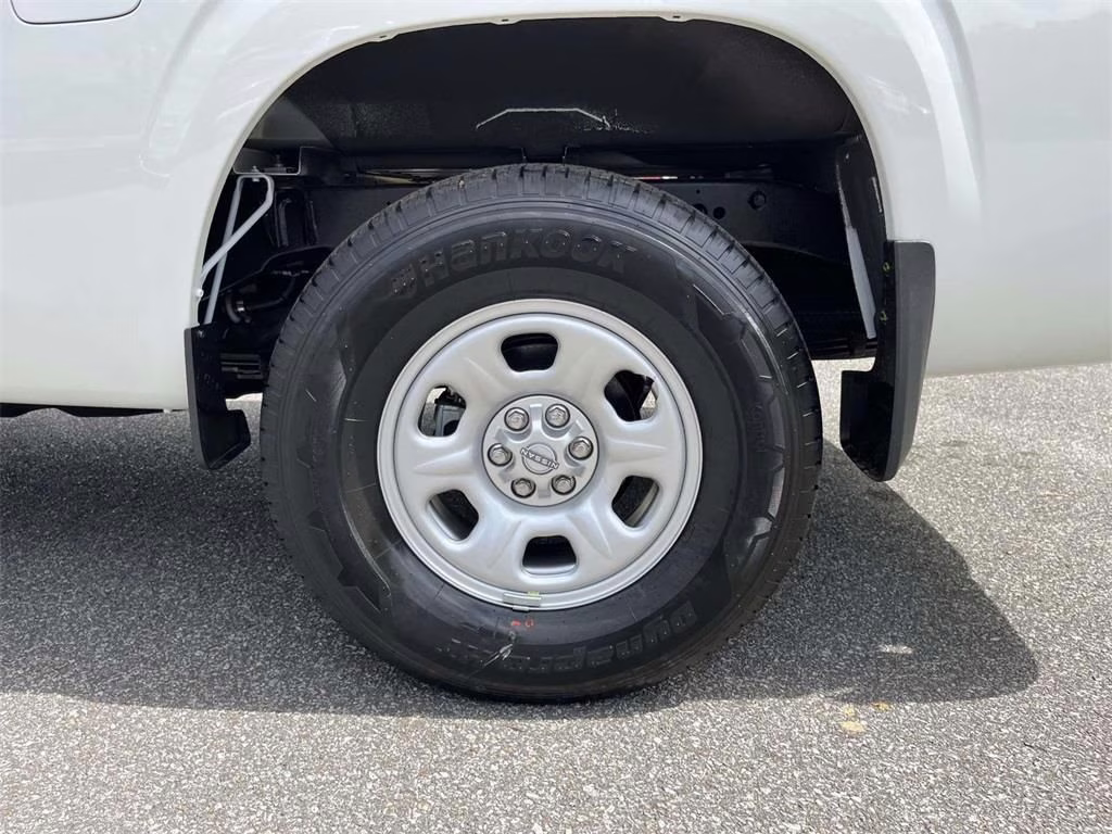 2026 Glacier White Nissan Frontier S 4X4 Truck