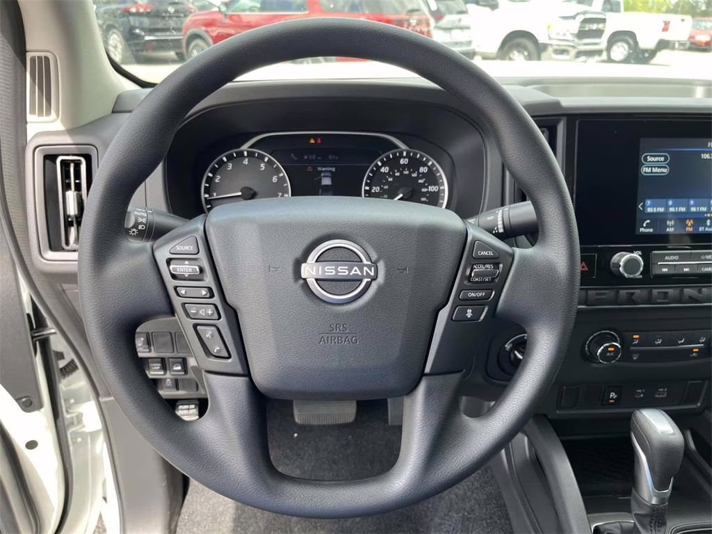 2026 Glacier White Nissan Frontier S 4X4 Truck