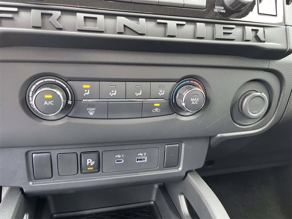 2026 Glacier White Nissan Frontier S 4X4 Truck