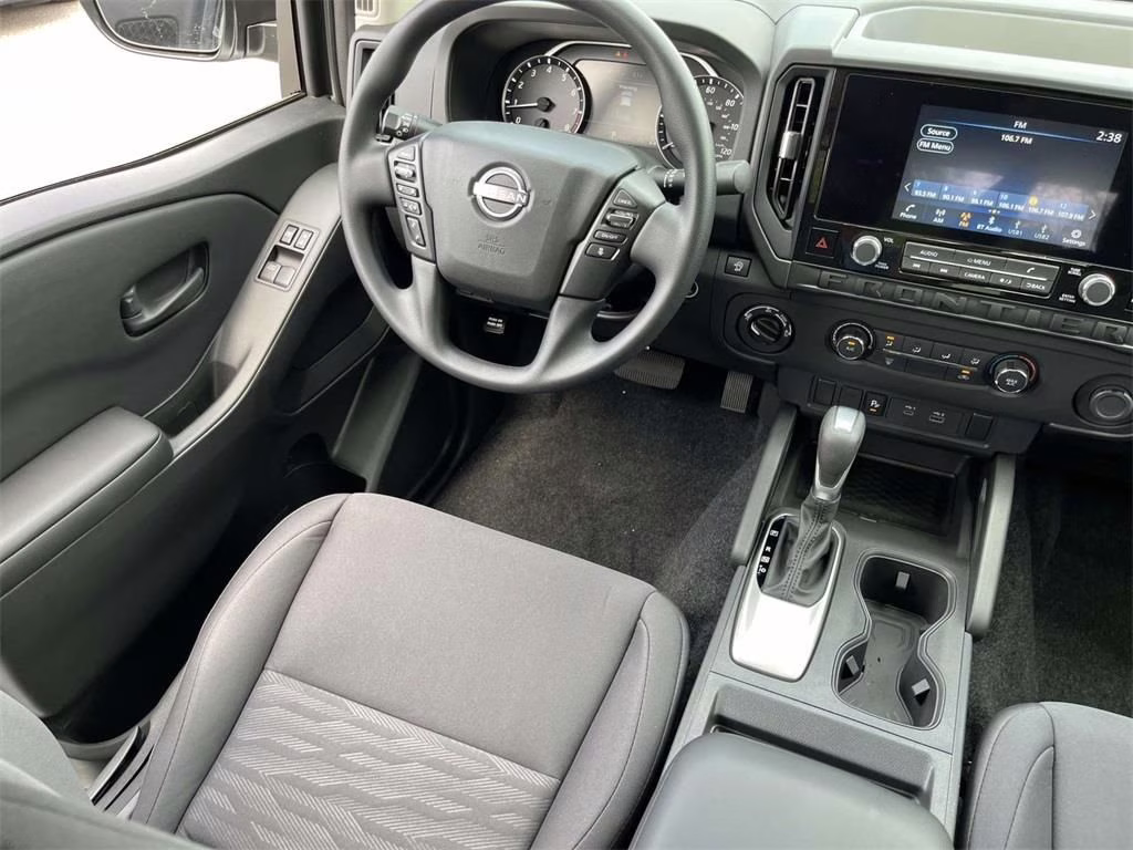 2026 Glacier White Nissan Frontier S 4X4 Truck