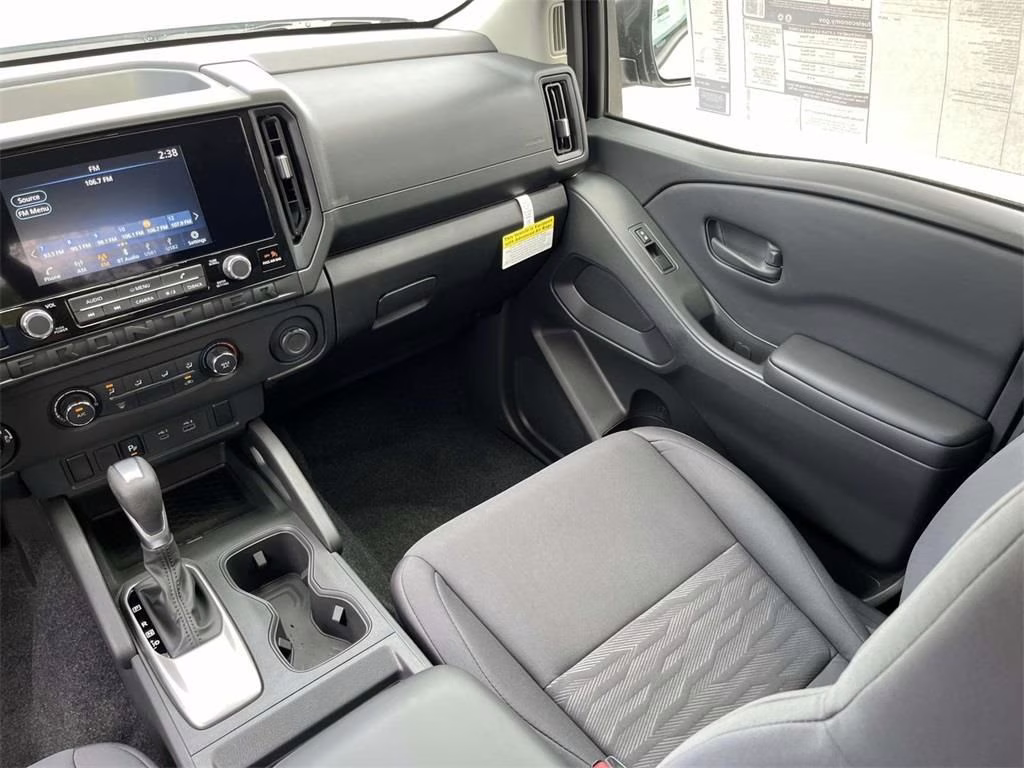 2026 Glacier White Nissan Frontier S 4X4 Truck