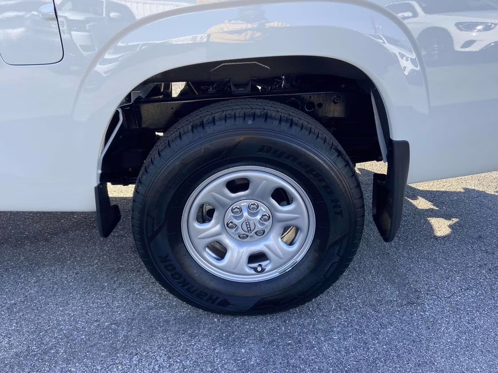 2026 Glacier White Nissan Frontier S 4X4 Truck