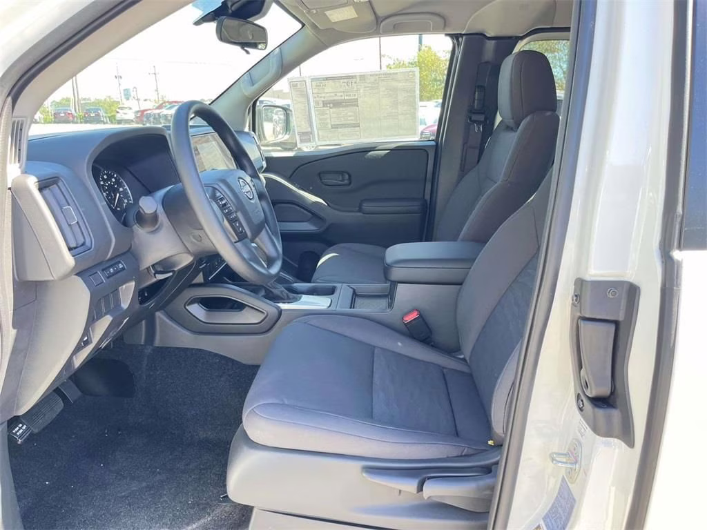 2026 Glacier White Nissan Frontier S 4X4 Truck