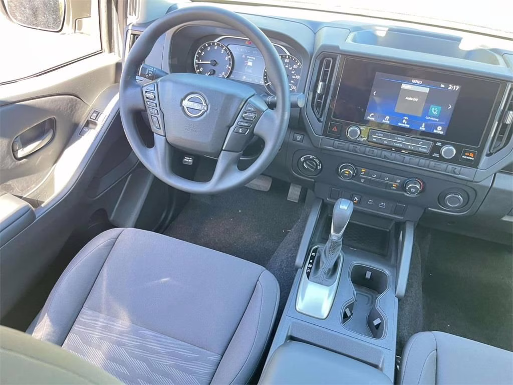 2026 Glacier White Nissan Frontier S 4X4 Truck