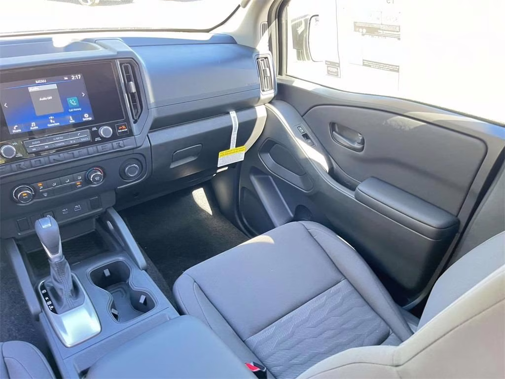 2026 Glacier White Nissan Frontier S 4X4 Truck