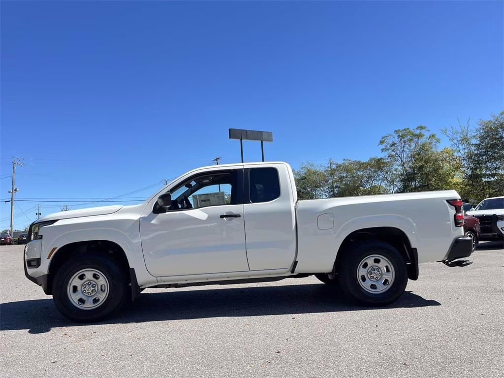 2026 Glacier White Nissan Frontier S 4X4 Truck