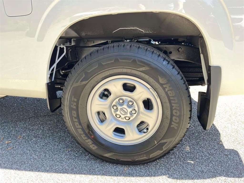 2026 Glacier White Nissan Frontier S 4X4 Truck