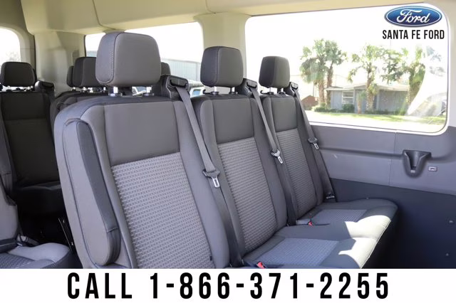 2024 Black Ford Transit Passenger Wagon XLT IN RENTAL AWD Van