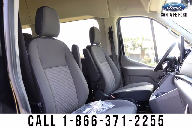 2024 Black Ford Transit Passenger Wagon XLT IN RENTAL AWD Van