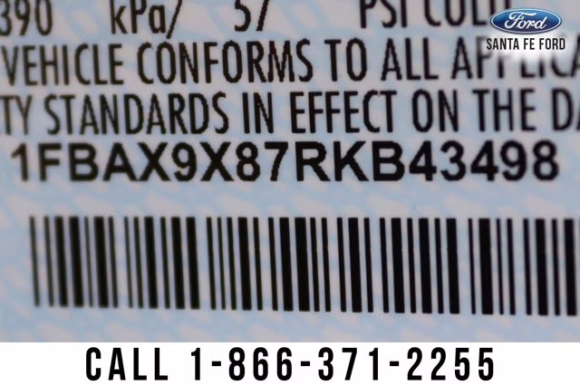 2024 Black Ford Transit Passenger Wagon XLT IN RENTAL AWD Van