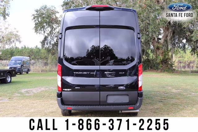 2024 Black Ford Transit Passenger Wagon XLT IN RENTAL AWD Van