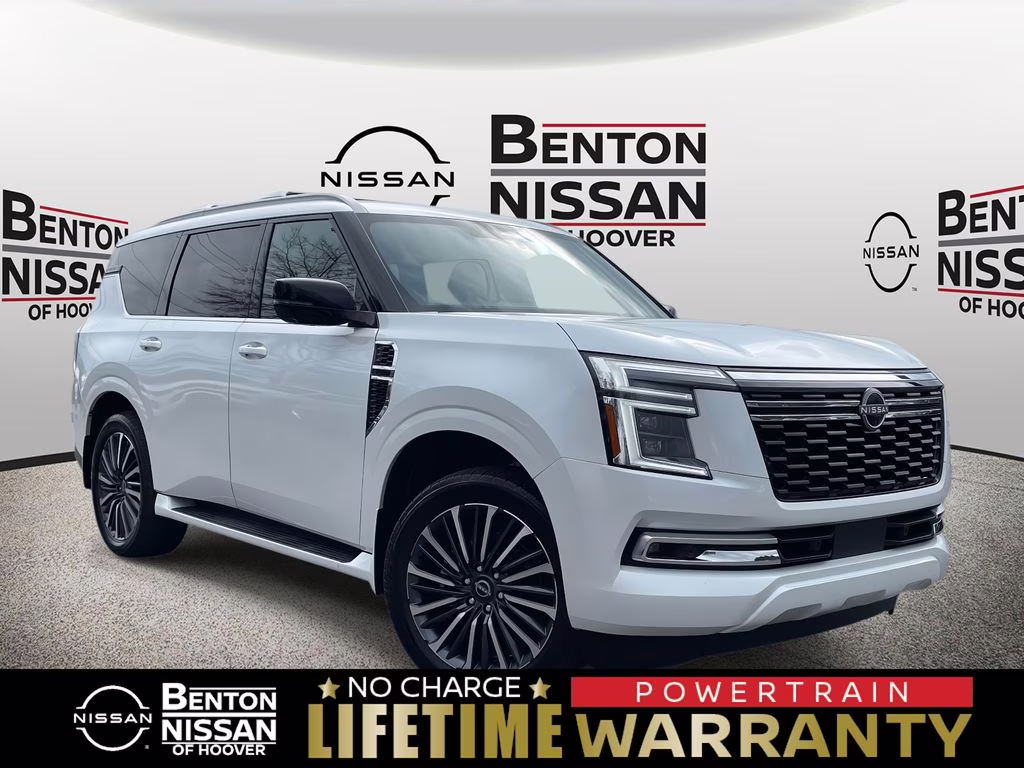 2025 Everest White Pearl Tricoat Nissan Armada Platinum Reserve RWD SUV