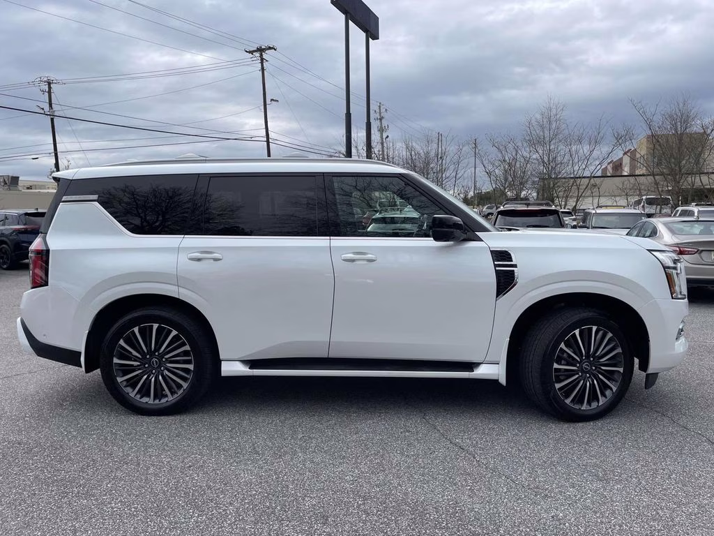 2025 Everest White Pearl Tricoat Nissan Armada Platinum Reserve RWD SUV