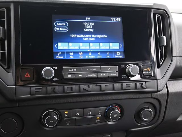 2026 Glacier White Nissan Frontier S RWD Truck