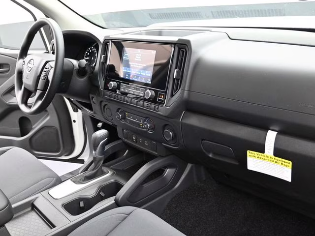 2026 Glacier White Nissan Frontier S RWD Truck