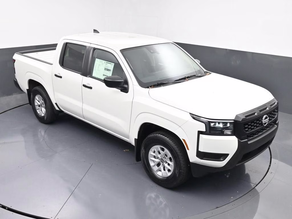 2026 Glacier White Nissan Frontier S RWD Truck