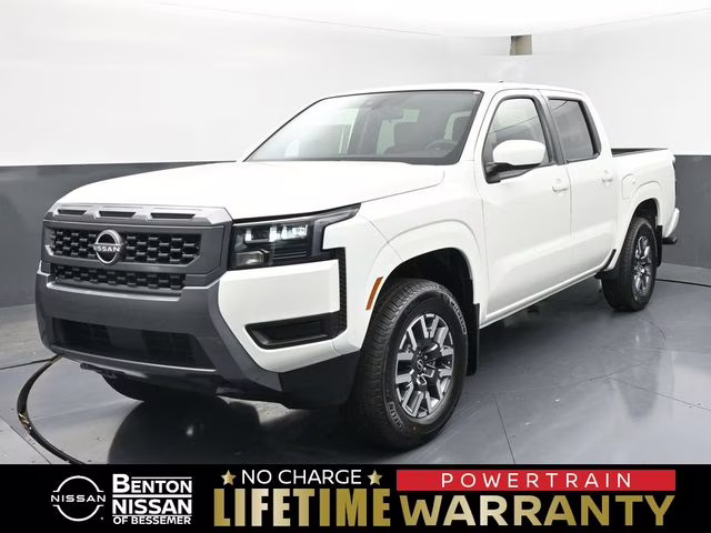 2026 Glacier White Nissan Frontier SV 4X4 Truck