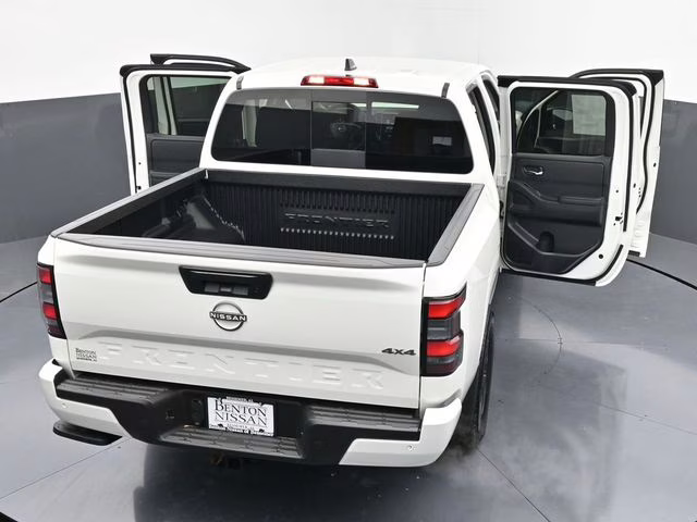 2026 Glacier White Nissan Frontier SV 4X4 Truck
