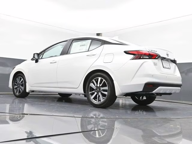 2025 Aspen White Tricoat Nissan Versa 1.6 SV FWD Sedan