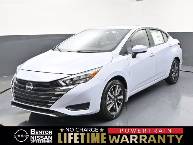 2025 Gray Sky Pearl Nissan Versa 1.6 SV FWD Sedan