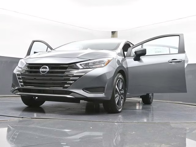2025 Gun Metallic Nissan Versa 1.6 SV FWD Sedan