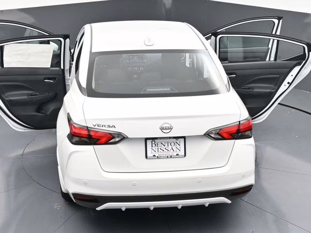 2025 Aspen White Tricoat Nissan Versa 1.6 SV FWD Sedan