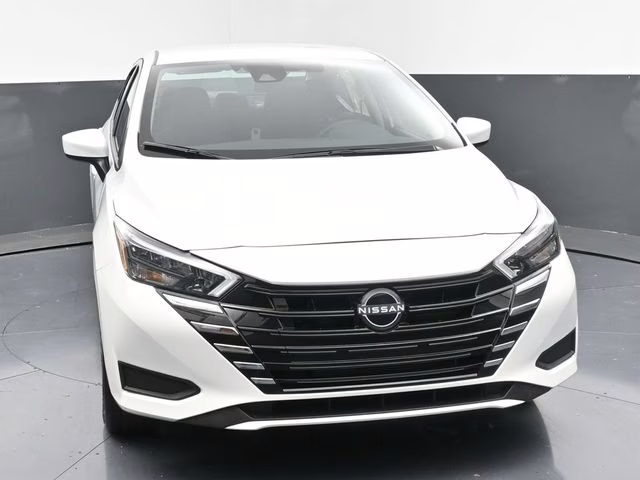 2025 Aspen White Tricoat Nissan Versa 1.6 SV FWD Sedan