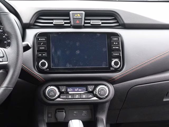 2025 Aspen White Tricoat Nissan Versa 1.6 SR FWD Sedan