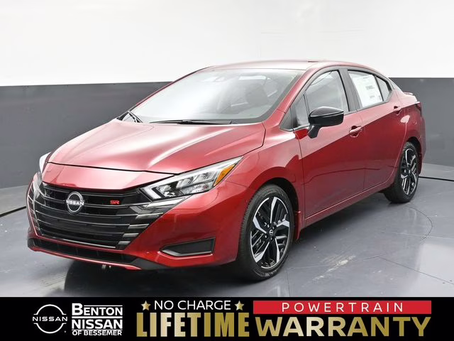 2025 Scarlet Ember Tintcoat Nissan Versa 1.6 SR FWD Sedan