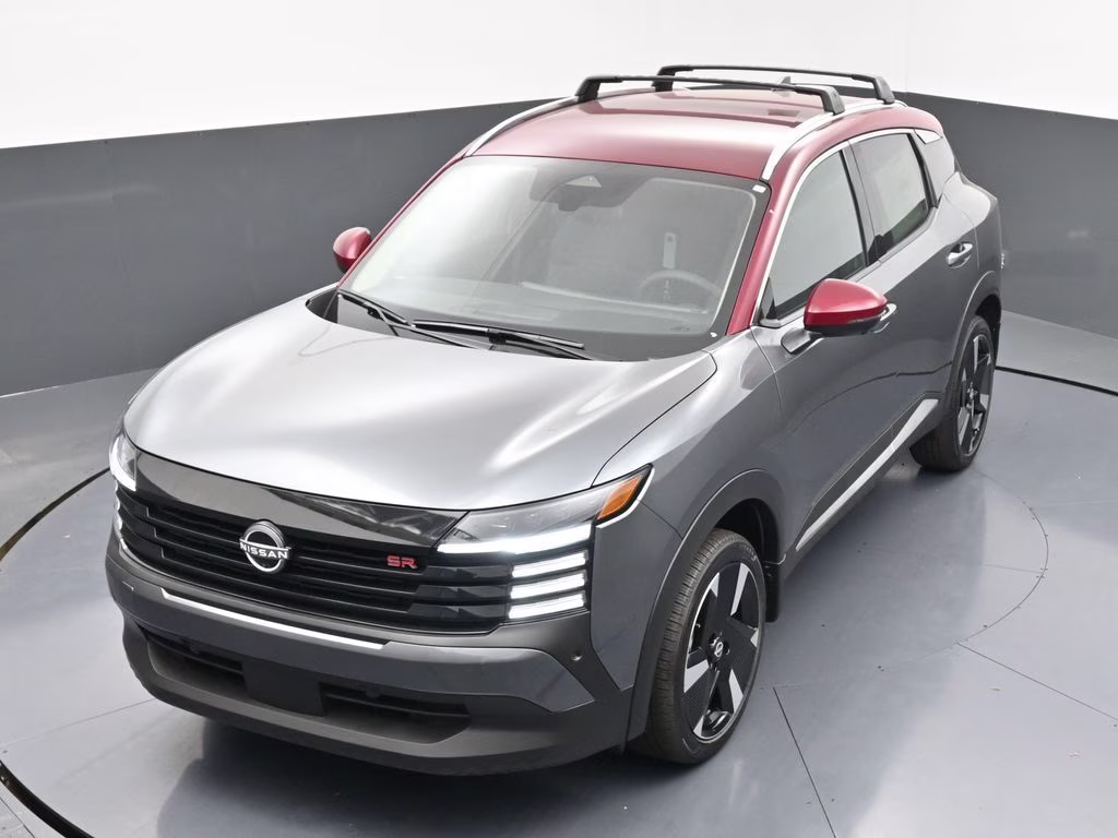 2026 Gun Metallic/Scarlet Ember Tintcoat Nissan Kicks SR FWD SUV