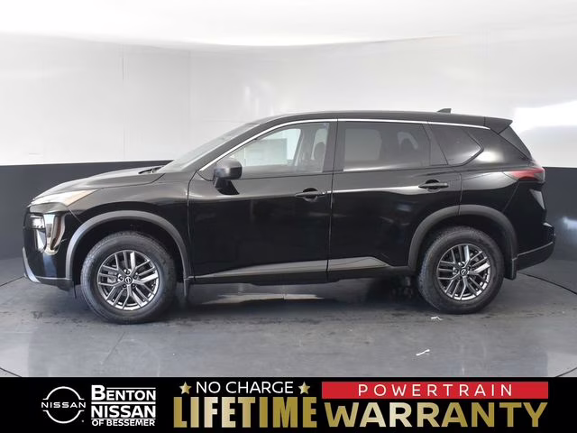 2025 Super Black Nissan Rogue S FWD SUV