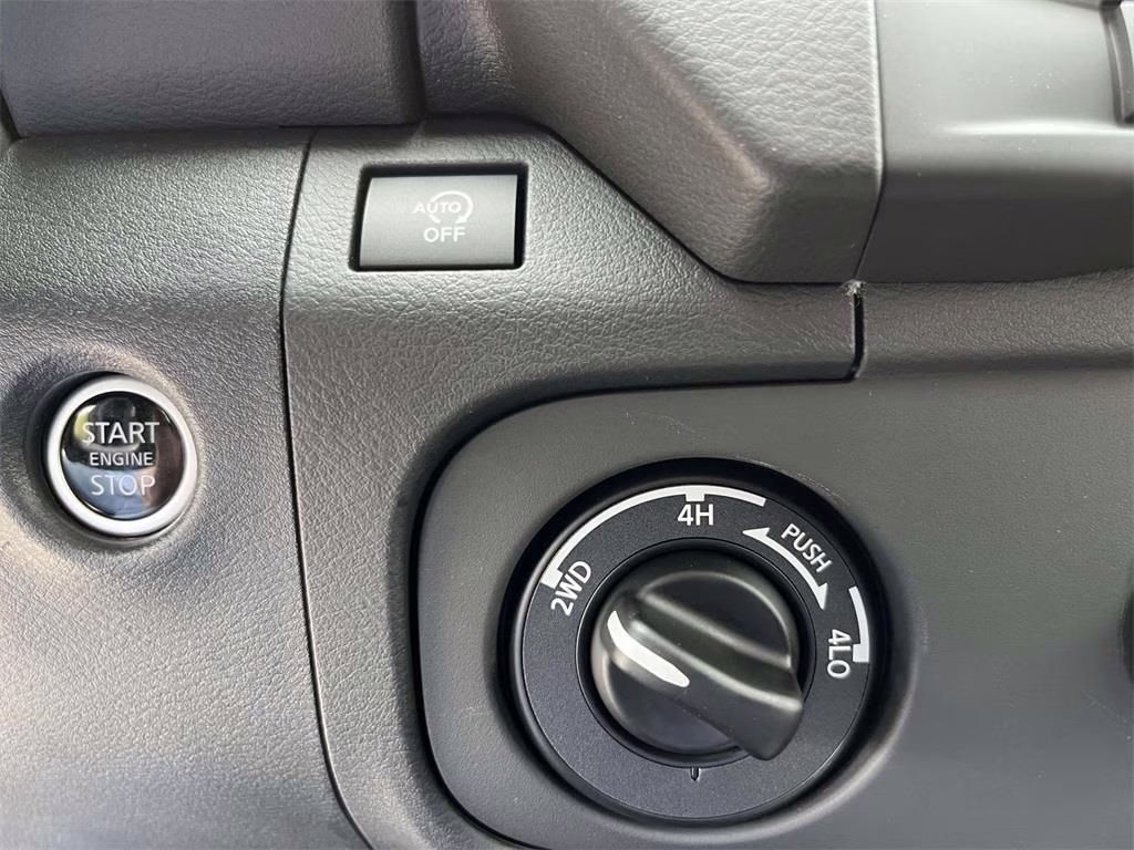 2026 Glacier White Nissan Frontier S 4X4 Truck