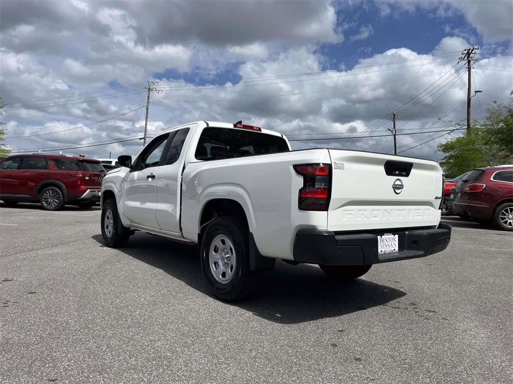 2026 Glacier White Nissan Frontier S 4X4 Truck