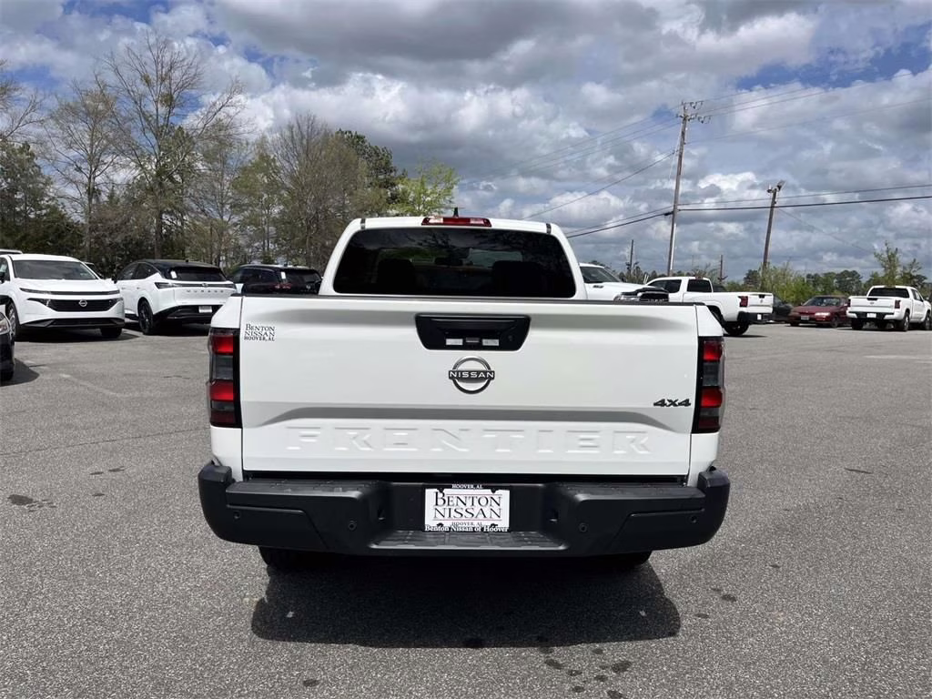 2026 Glacier White Nissan Frontier S 4X4 Truck