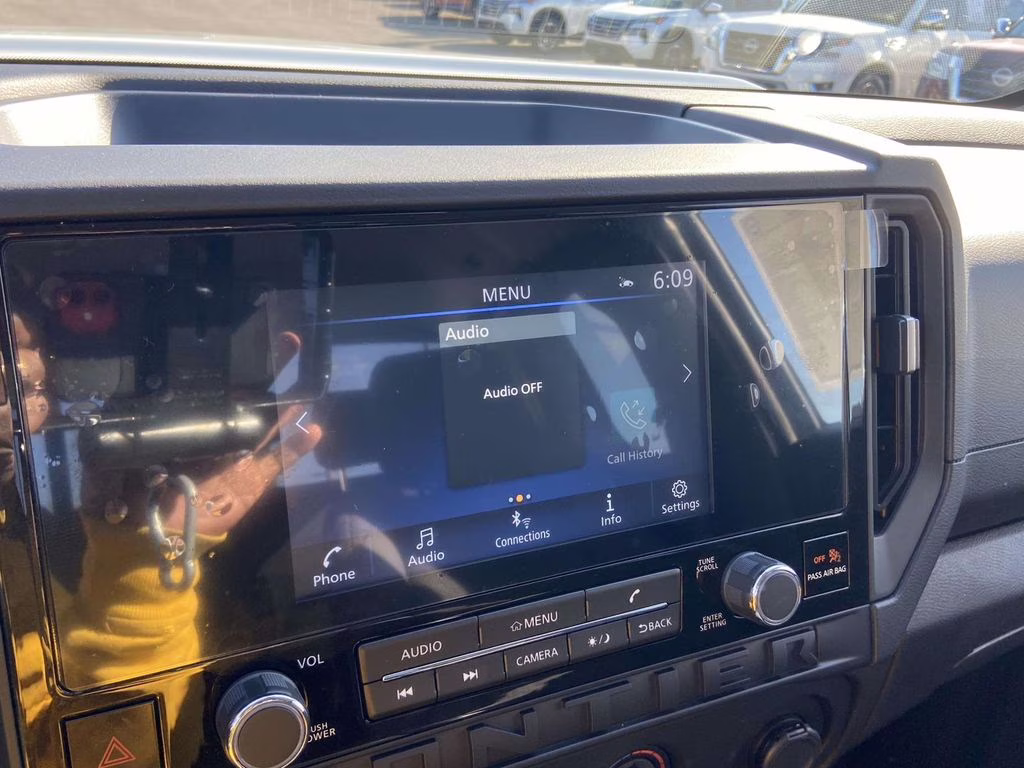 2026 Glacier White Nissan Frontier S 4X4 Truck