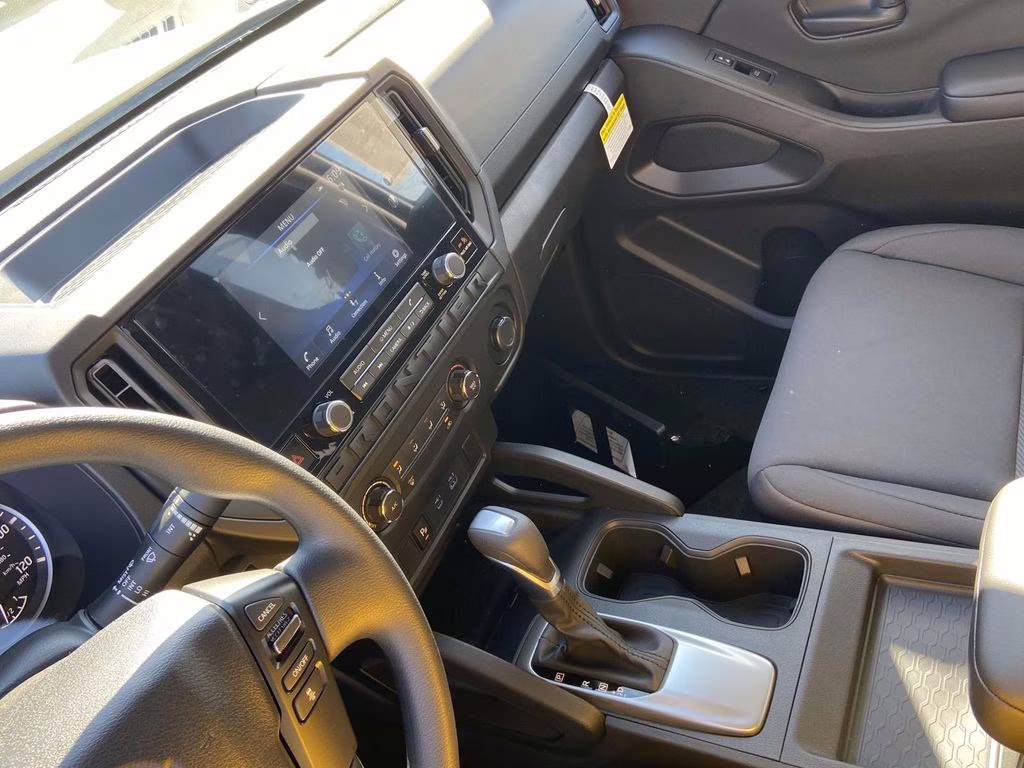 2026 Glacier White Nissan Frontier S 4X4 Truck