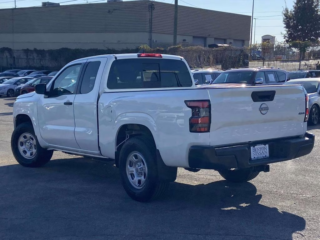 2026 Glacier White Nissan Frontier S 4X4 Truck