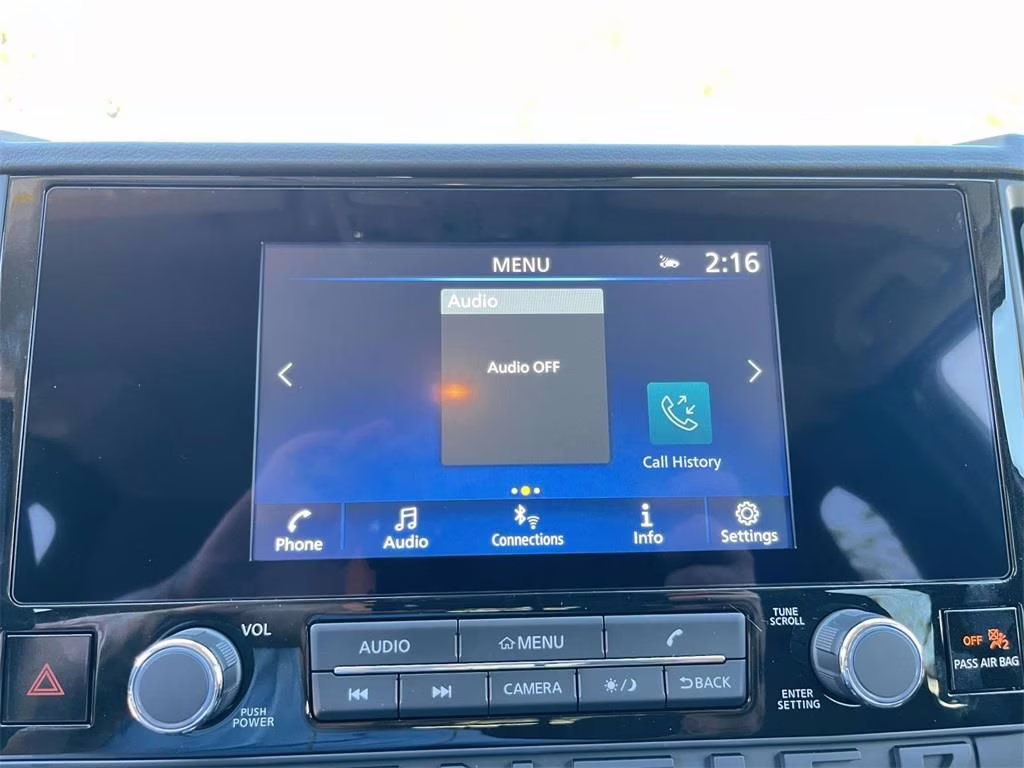 2026 Glacier White Nissan Frontier S 4X4 Truck