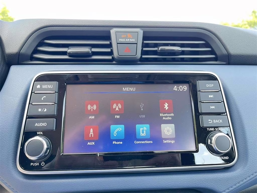 2025 Aspen White Tricoat Nissan Versa 1.6 SV FWD Sedan