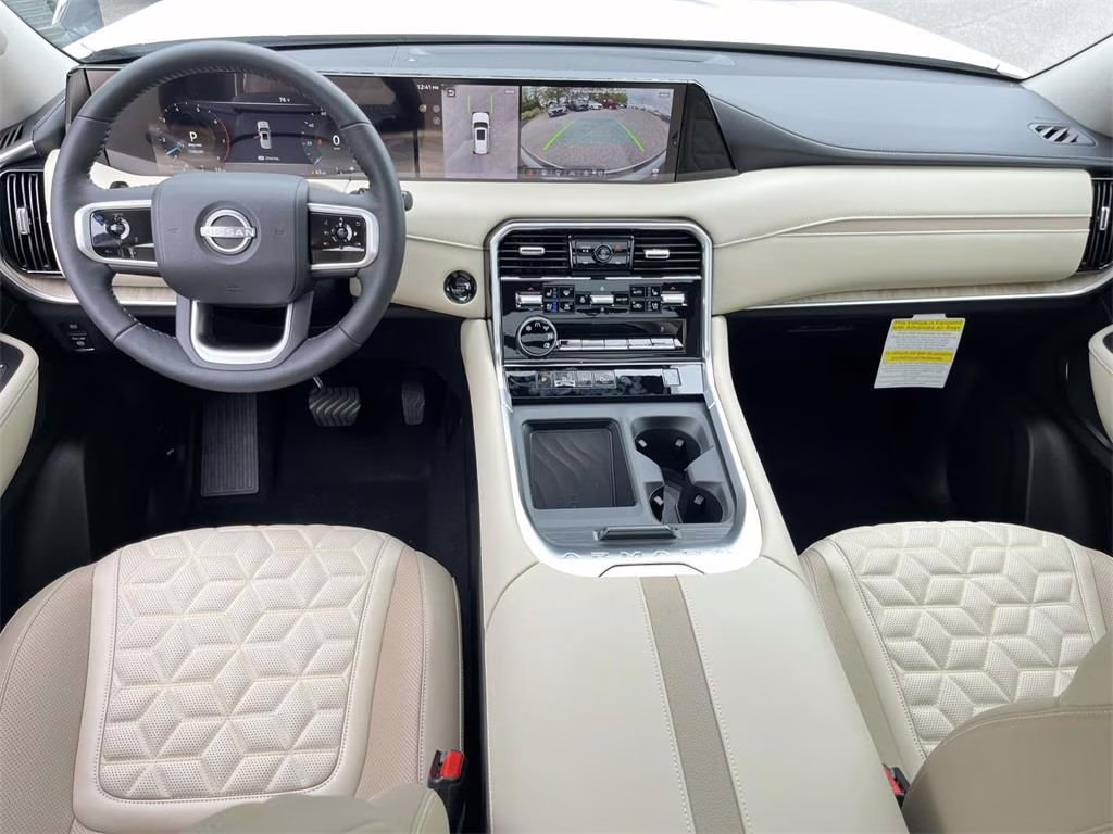 2026 Aspen White Tricoat Nissan Armada Platinum RWD SUV