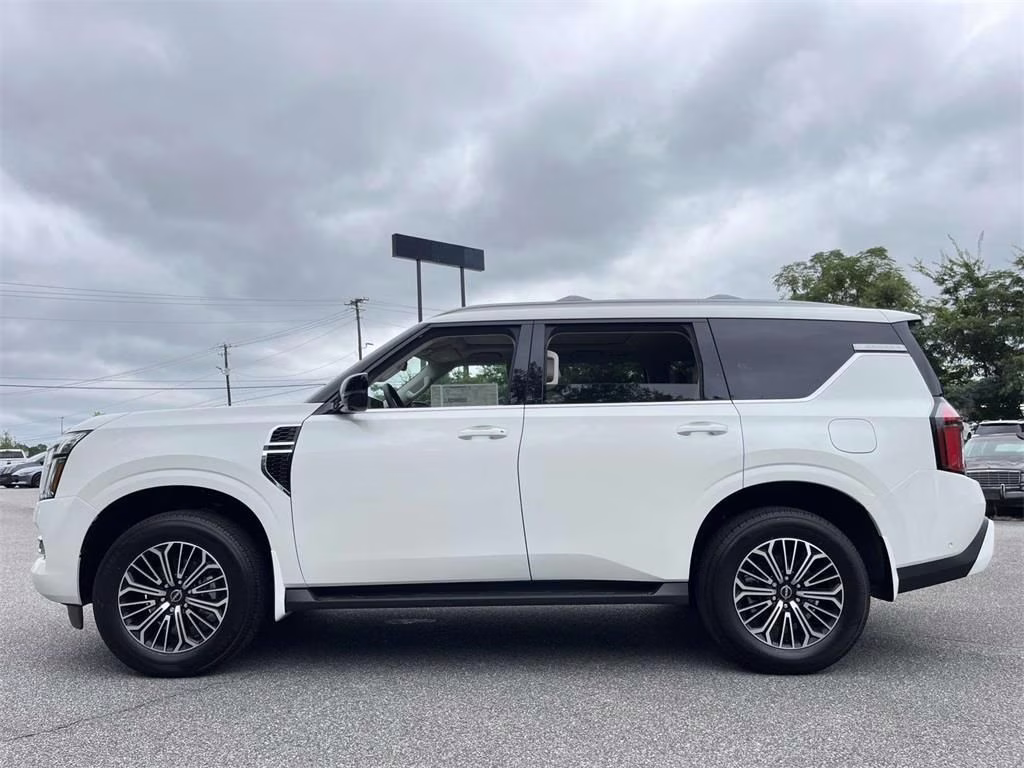 2026 Aspen White Tricoat Nissan Armada Platinum RWD SUV