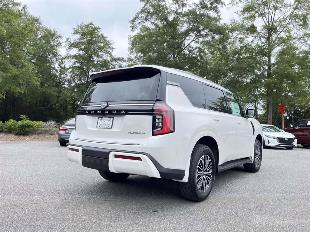 2026 Aspen White Tricoat Nissan Armada Platinum RWD SUV